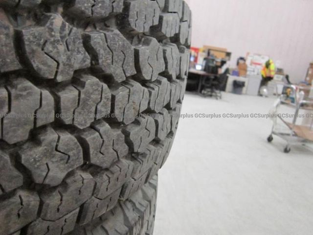 Set of 4 Goodyear Wrangler 245/70R17 Tires on Steel Rims