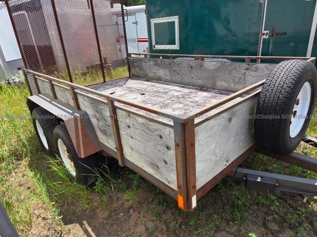 Cargo Tandem Trailer with Rear Ramp