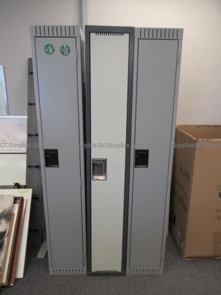 3 Standing Lockers