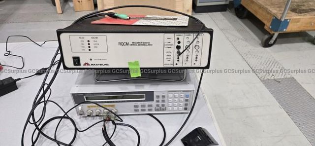 Maxtek Research Quartz Crystal Microbalance and Agilent Microbalance