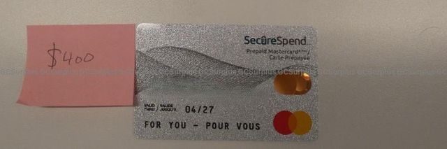 SecureSpend Mastercard Prepaid Gift Card
