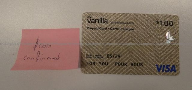 Vanilla Visa Prepaid Gift Card
