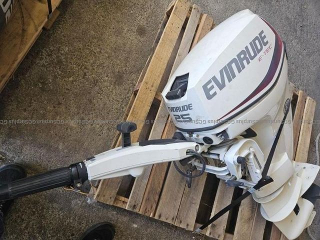 Evinrude E-Tec 25 HP Tiller Outboard Motor