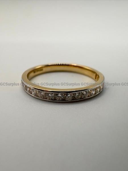 14k Gold Laboratory-Grown Diamond Band - Size 6.5