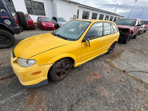 Yellow 2003 Mazda Protege5 Sport Wagon