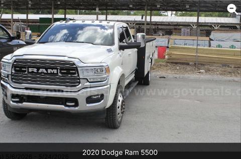 2020 RAM 5500 Limited Service Truck