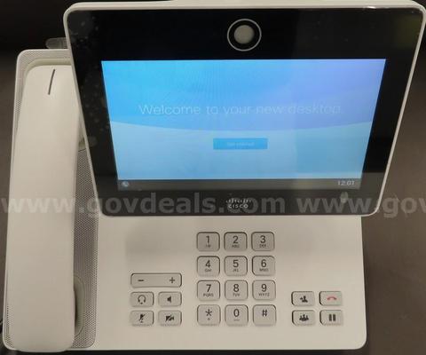 Lot of 4 New Cisco DX650 VOIP Desktop Collaboration DX 650 VOIP Phone CP-DX650-W-K9 White