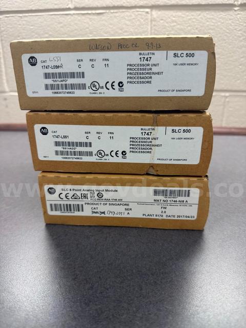 Allen Bradley 1747-L551 SLC 500 Processor