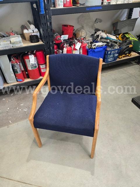 Blue Fabric Chair