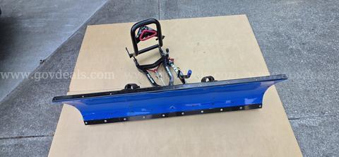 NO RESERVE! BRAND NEW Polaris Glacier Pro UTV 66" Steel Plow System w/Mount Frame & Hardware