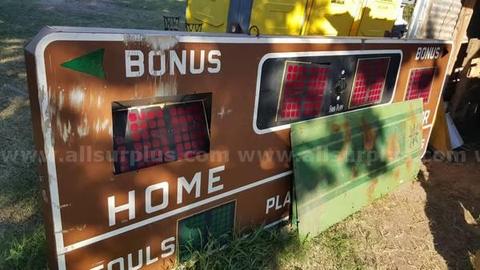 INDOOR/OUTDOOR SCORE BOARD