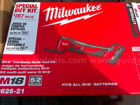 NEW M18 MULTI TOOL KIT WITH BATTERY AND CHARGER - SHIPPING ONLY - MA