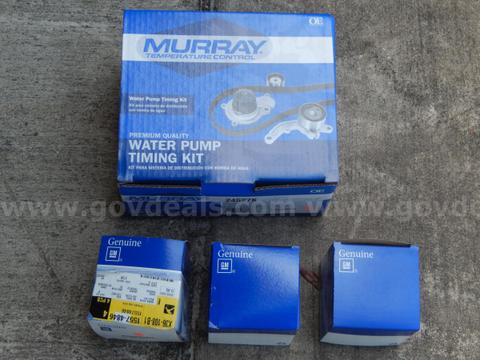 USED (3) 016-1003-0-SHOCK BUSHING-JOUCE BUMPER 15574846, (1) 051-1057-0-TIMING KIT-W-WATER PUMP 24527K
