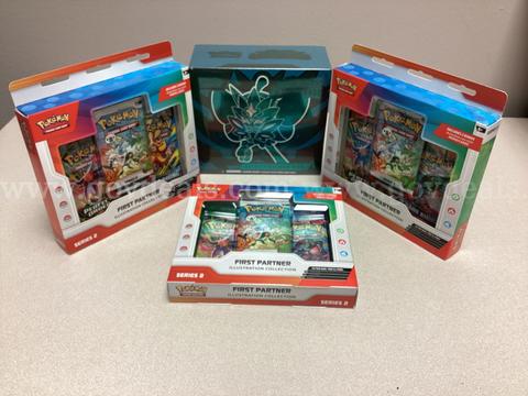 Pokémon Scarlet & Violet Twilight Masquerade elite training box,3 Pokémon First Partner illustration collection series 2