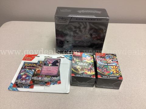 Pokémon Mega Evolution Pitch Black Elite Training Box, perfect order & chaos rising booster bundle, Scarle & violet 3 pk