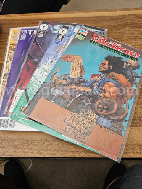 10 Old Classic Assorted Comic Books, Mint Condition & Sleeved, Collectors Look