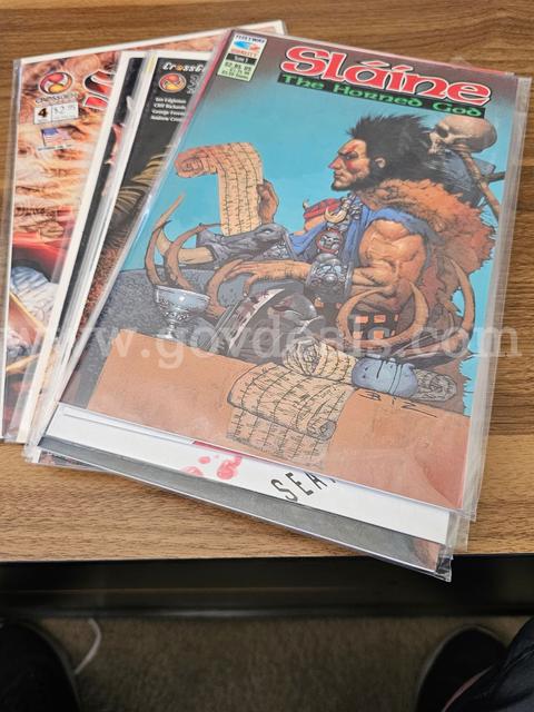 10 Old Classic Assorted Comic Books, Mint Condition & Sleeved, Collectors Look