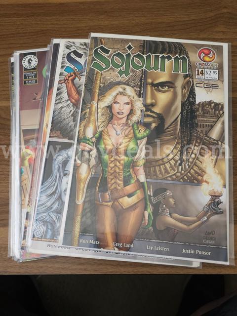 10 Old Classic Assorted Comic Books, Mint Condition & Sleeved, Collectors Look
