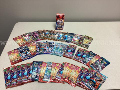 Japanese Pokémon Chasing Glory Together /Team Rocket slim booster Box ,46 Assorted Booster Packs