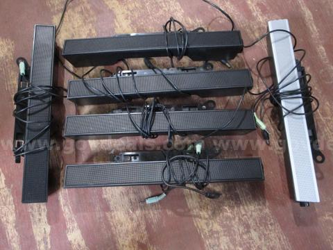(6) USED COMPUTER MONITOR SPEAKERS