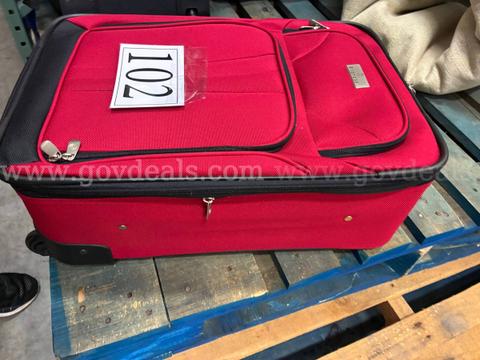 CARRY ON LUGGAGE, RED, PROTEGE