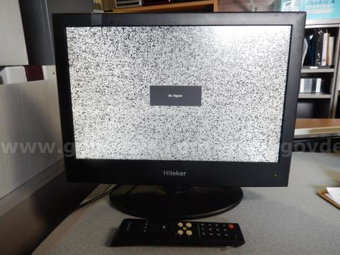 USED (1) 19" HITEKER LCD MONITOR, TL1931W-TP WITH REMOTE