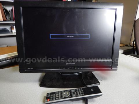 USED (1) 19" EMERSON LCD TV/DVD COMBO, LD190EMI WITH REMOTE