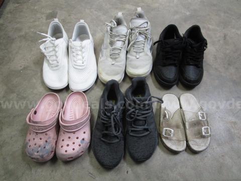 (6) PAIRS OF USED SHOES