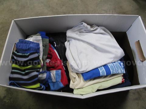 BOX OF (26) USED CLOTHES