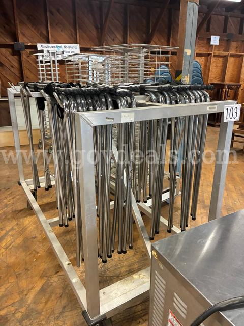 (Bulk) Serving Stand Cart with Serving Stands
