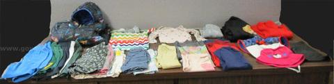 (30) ITEMS OF USED/WASHED TODDLER AND YOUNG CHILDREN'S CLOTHING.