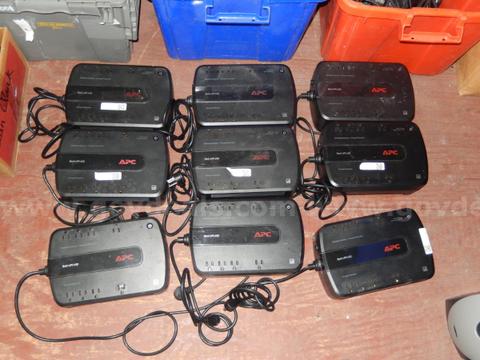 USED (9) APC BACK UPS 650, BE650G1