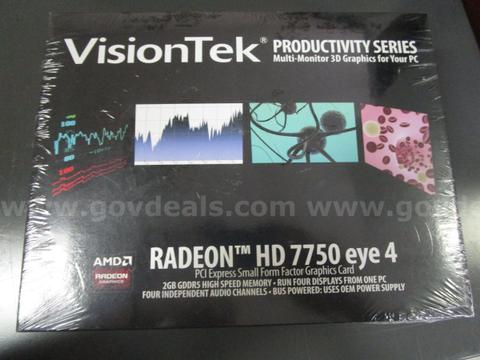 (1) UNOPENED RADEON HD 7750 EYE 4 GRAPHICS CARD