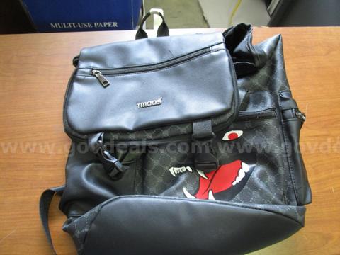 (1) USED TMOOS BLACK BACKPACK