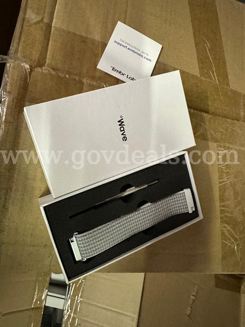 A lot of 142 Embr Labs Thermal Wristband Nylon Strap for Embr Wave 1 ONLY - SILVER