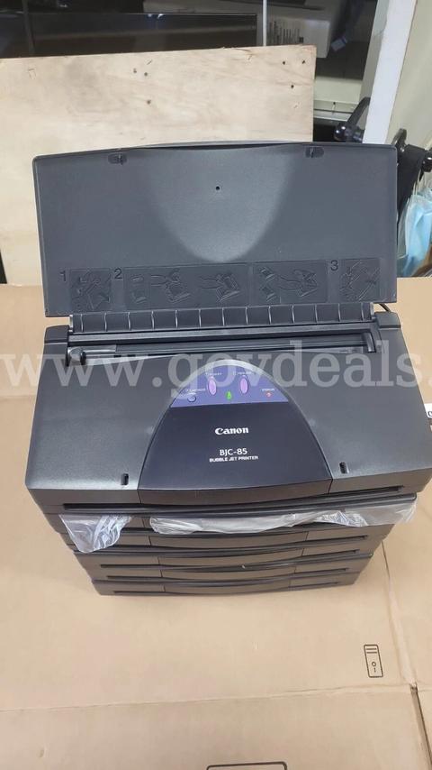 Lot of 6 Canon BJC-80 / BJC-85 Portable Color Bubble Jet Printers - AS IS