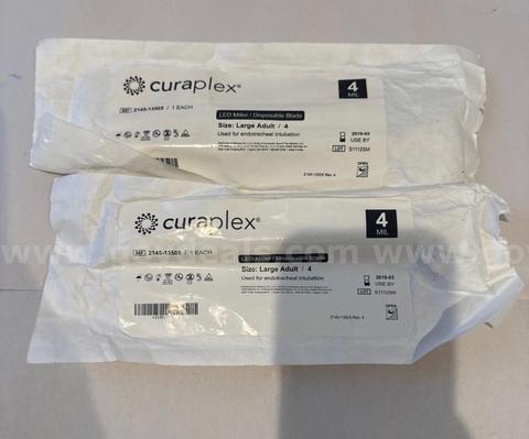 Lot Of 2 Curaplex Laryngoscope Blade, G-MIL 4 LED Shipping only
