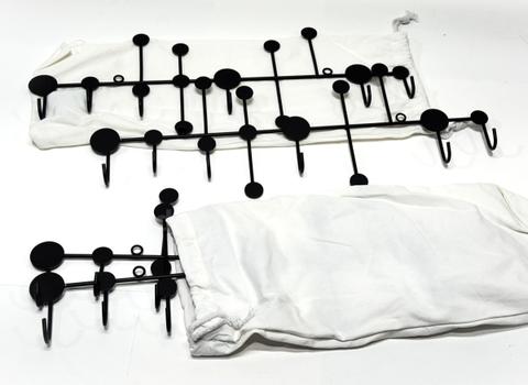 Brand New - 4PCS - 22in Big Size Coat Rack Wall Mounted 6 Hooks Metal Coat Hook - Shipping Available