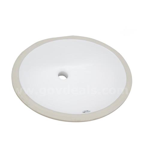 Brand New - Mason Oval Undermount Sink, White - Shipping Available