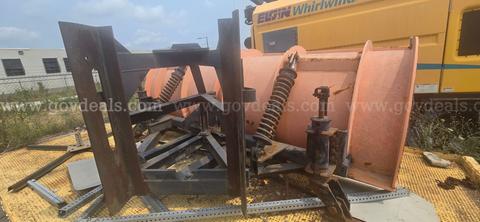 Municipal Snowplow Blade with Mounting Frame and Hardware