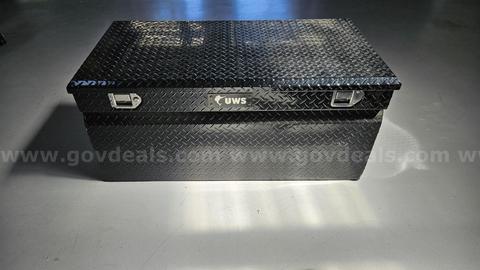 UWS Gloss Black Aluminum 48" Utility Chest Box Model TBC-48-BLK