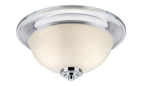 Brand New - 2-Light Avalon Flush Mount Round Ceiling Fixture, Satin Nickel - Shipping Available
