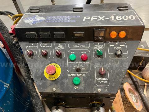 PMC PFX-1600 compact pneumatic spray foam and coatings proportioner Plural Compo