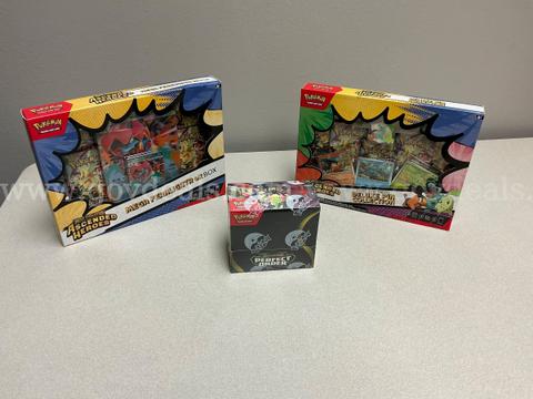 Mega Evolution Ascended Heroes First Partner Deluxe Pin Collection, Mega Feraligatr ex box,Mega Evolution perfect order