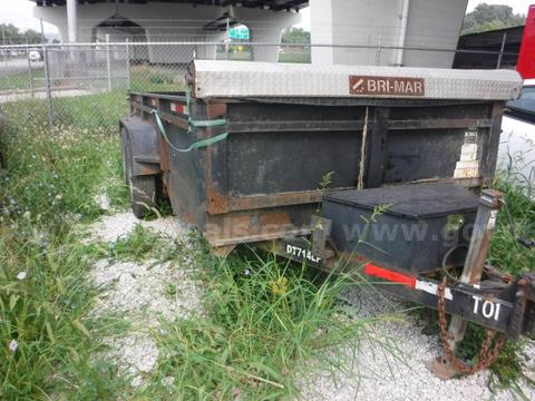 2008 BRI-MAR 7'X14' DUMP TRAILER