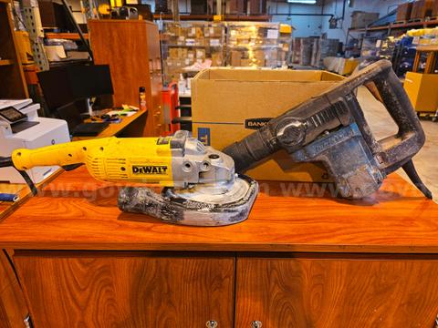 Makita Hammer Drill & Dewalt Angle Sander/Grinder