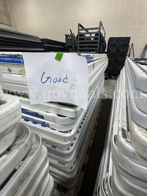 Lot of Folding Banquet Tables - 8 foot