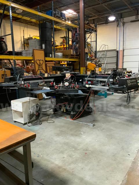 Workhorse Tuff Javelin 6-Station Automatic Pneumatic Textile Printer w/ SPX Hankison HPR25-115 #B3
