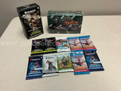 Magic the Gathering Wizard of the Coast trading card game,Silverquill influenced commanders deck,10 assorted boosters pk