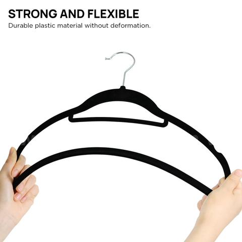 Brand New - 20 PCS - Velvet Hangers, Non-Slip Durable 360-Degree Space Saving Clothes, Black - Shipping Available